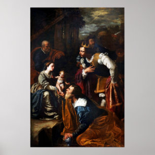 Poster Gentileschi - Adoration Des Magi