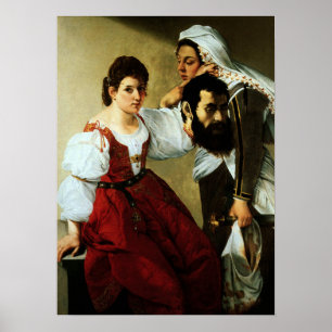 Poster Gentileschi - Judith, Maidserviteur Avec Tête