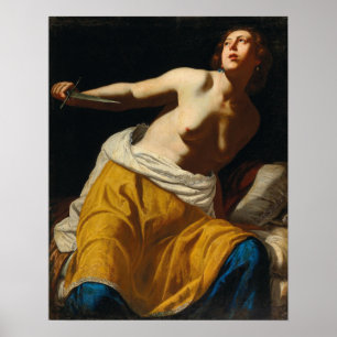 Poster Gentileschi - Lucretia