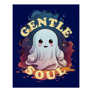 Poster Gentl Soul Kawaii Ghost