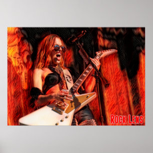 POSTER GENUINE ROCK LENS POTER