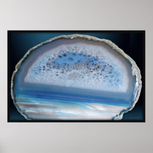 Poster Geode Blue 2 -60x40 -autres tailles disponi