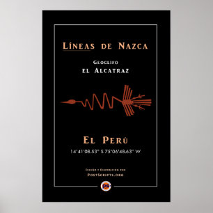 Poster Géoglyphes Nazca-Alcatraz