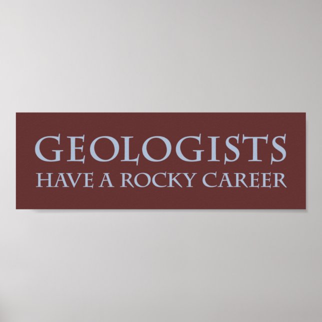 Poster Géologues : Rocky Career (Devant)