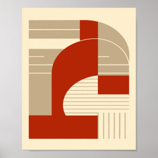 Poster Geometric Harmony in Minimalist Shapes