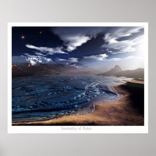 Poster Géométrie de l'eau