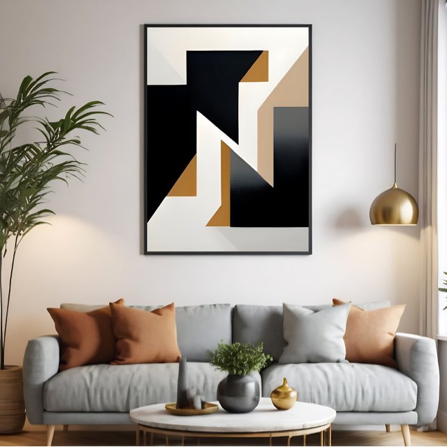 Poster Géométrie Interconnectée (Créateur téléchargé)