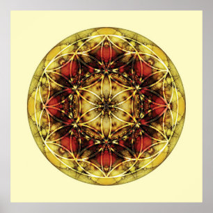 Poster Géométrie sacrée Mandala 6