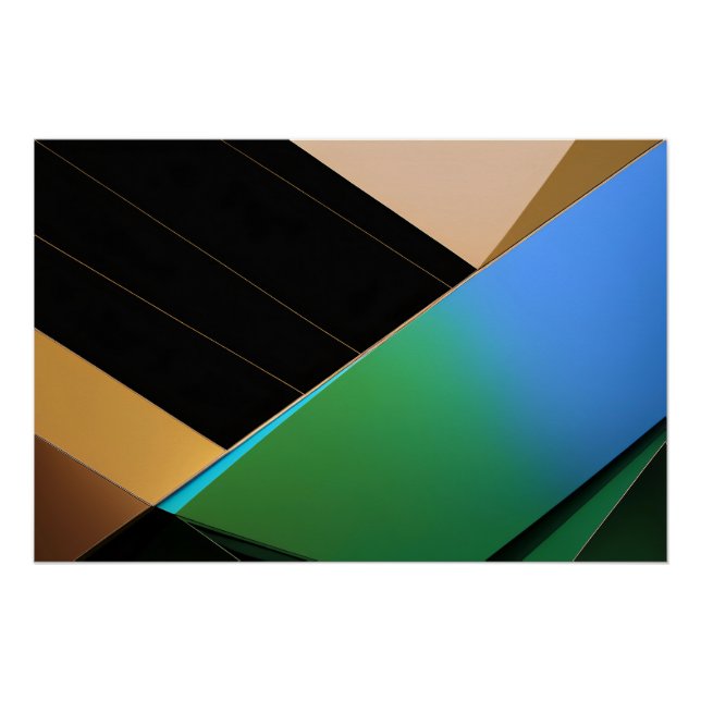 Poster Géométrie urbaine (Devant)