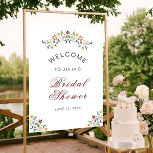 Poster Géométrie Vintage Motif Classique Intriqué Mariage