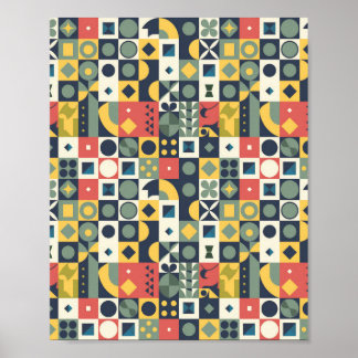 Poster Géométrique