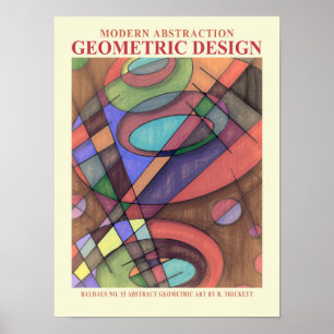 Poster géométrique Abstrait EP no 3