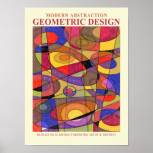 Poster géométrique Abstrait EP no 4