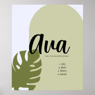 Poster géométrique minimaliste avec inspiration na