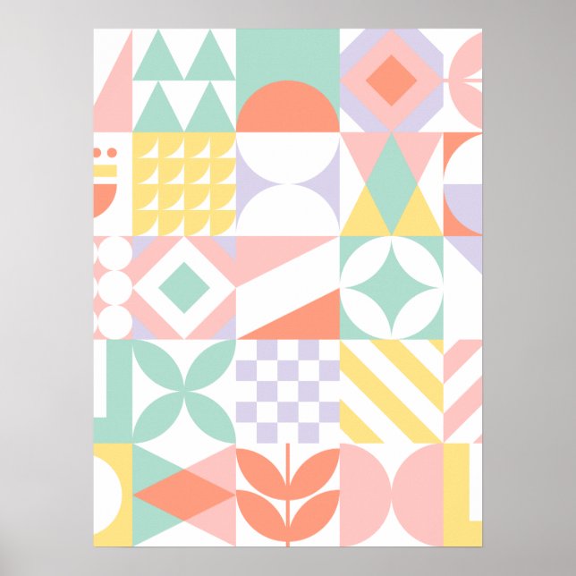 Poster géométrique n° 32 (Devant)