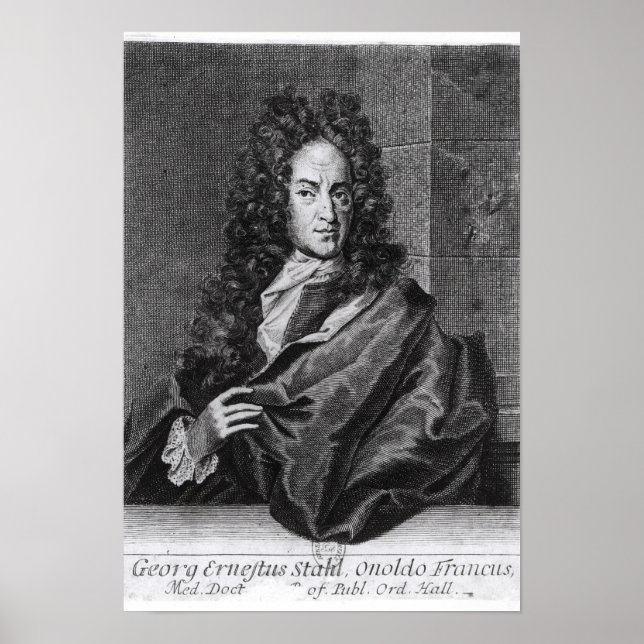 Poster Georg Ernest Stahl (Devant)
