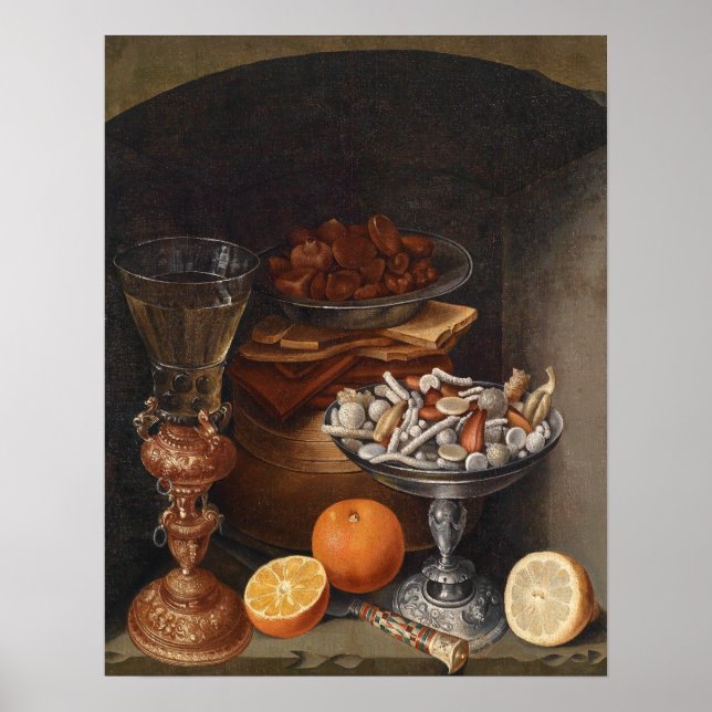 Poster Georg Flegel Still Life with Candy (Devant)
