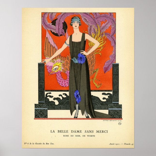 Poster George Barbier, La Belle Dame sans Merci (Devant)