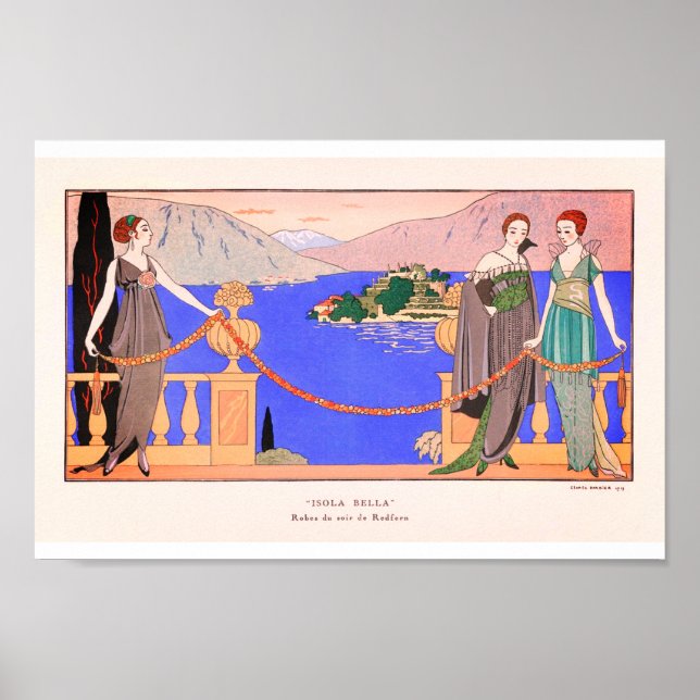 Poster George Barbier Vintage (Devant)