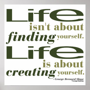 Poster George Bernard Shaw Citation