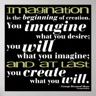 Poster George Bernard Shaw Citation