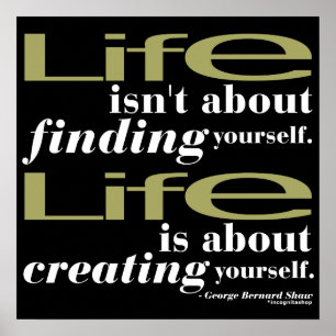 Poster George Bernard Shaw Citation