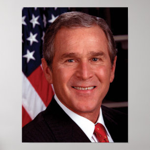 Poster George Bush 43ème photo du président américain