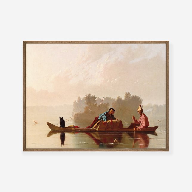 Poster George Caleb Bingham Traders de fourrures Missouri (Créateur téléchargé)