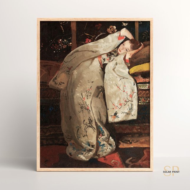 Poster George Hendrik Breitner Girl in a White Kimono Art (Créateur téléchargé)