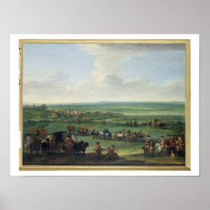 Poster George I (1660-1727) at Newmarket