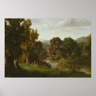 Poster George Inness - L'Ancien Moulin