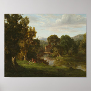 Poster George Inness - L'Ancien Moulin