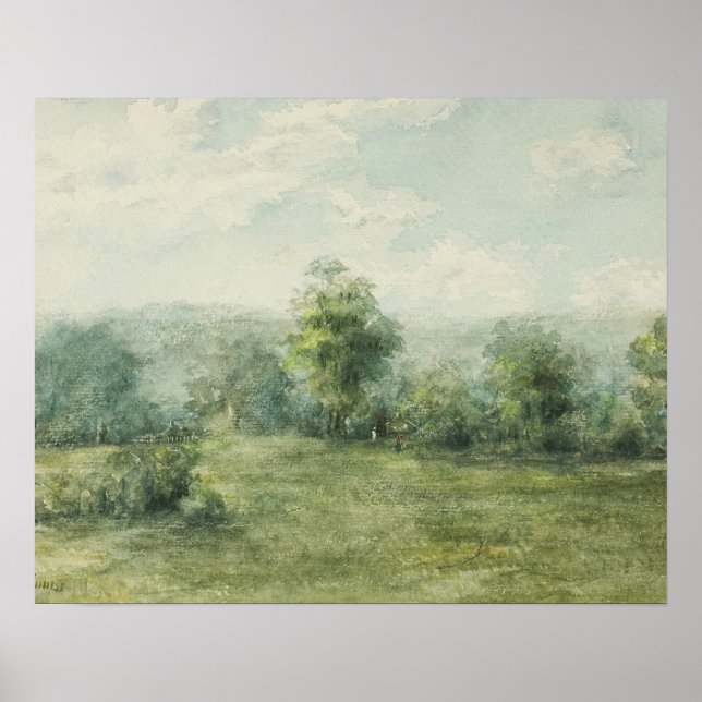 Poster George Inness - Paysage (Devant)