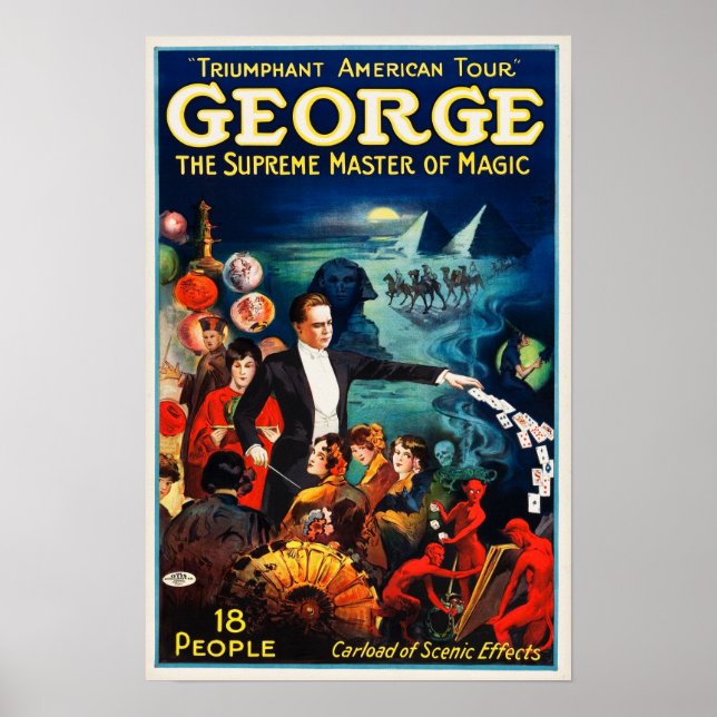 Poster George —Le Maître suprême de l'affiche magique (Devant)