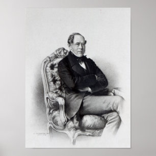 Poster George Villiers, 4ème comte de Clarendon, 1856