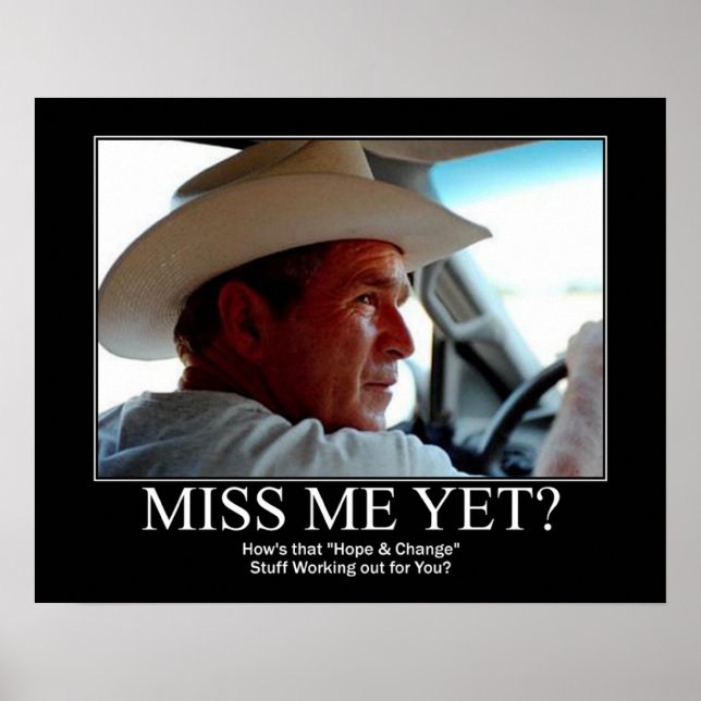 Poster George W. Bush (Devant)