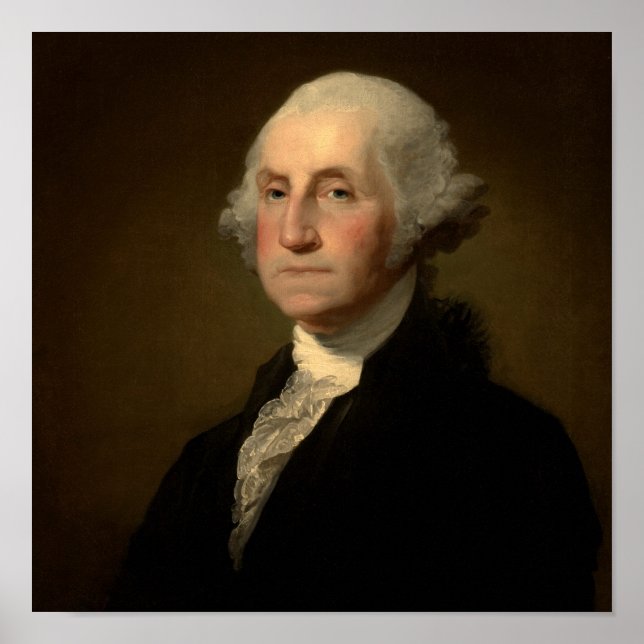 Poster George Washington 1er président américain par Stua (Devant)