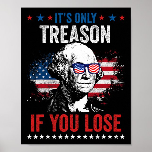Poster George Washington C'est seulement la trahison si v (Devant)