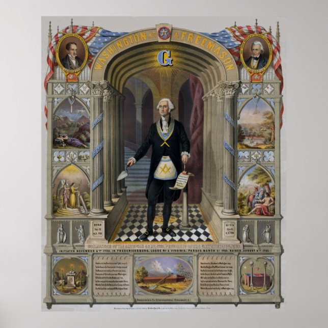 Poster George Washington, Le Mason II (Devant)