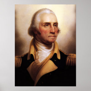 Poster George Washington Portrait Taille colossale