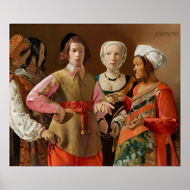 Poster Georges de la Tour - Le caisson Fortune (Devant)