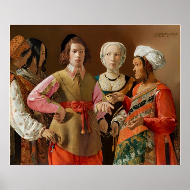 Poster Georges de la Tour - Le caisson Fortune (Devant)