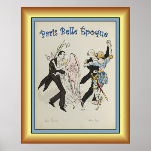Poster Georges Goursat ~ Paris Belle Époque ~1913 ~ Post