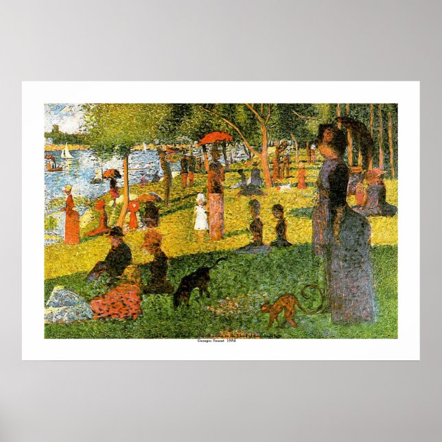 Poster Georges Seurat (Devant)