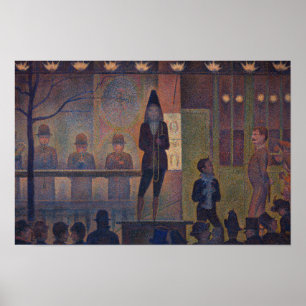 Poster Georges Seurat - Diaporama du Cirque