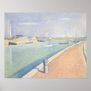 Poster Georges Seurat - Le Chenal de Gravelines