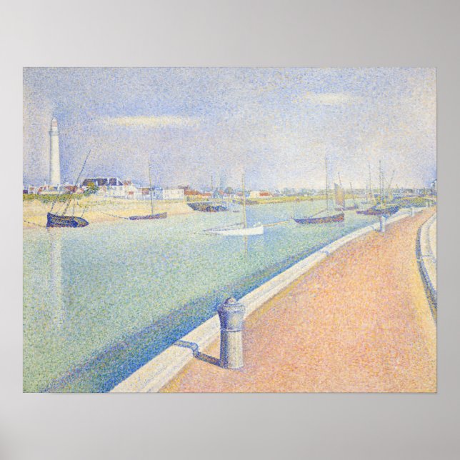Poster Georges Seurat - Le chenal des cimes (Devant)