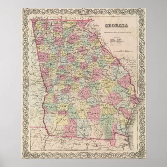 Poster Géorgie (Devant)