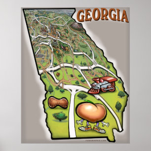 Poster Géorgie