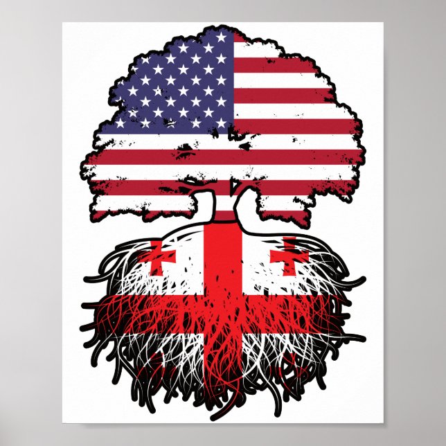 Poster Géorgie Géorgie Géorgie États-Unis d'Amérique (Devant)